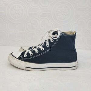 Converse Chuck Taylor All Star High Top Navy Blue Canvas Womens 8 Mens 6